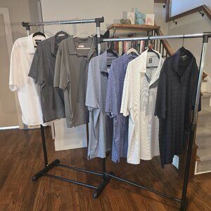 7 Men's Casual Golf Shirts - 2 XL